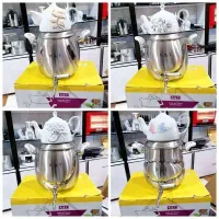 عرضه کتری قوری شیر دار کف چدن طرح روسی جدید بازار