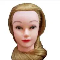 سر مانکن مو بلند برای تمرین بافت و شنیون