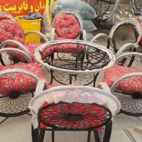 مبلمان باغی مبلمان ویلایی مدل قرمز طوسی جدید پلاس|صندلی و نیمکت|کرج, کمال‌شهر|دیوار