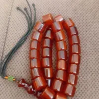 تسبیح کهربا شکلاتی|کلکسیون اشیاء عتیقه|نقده, |دیوار