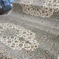 جفت ۶متری دستبافت کاشان کرم