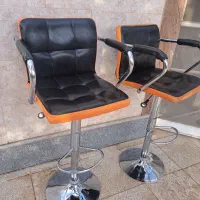 دو  عدد صندلی چک دار اشپز خانه