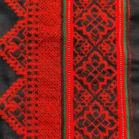 دوخت سیاه وسفید نقطه ای