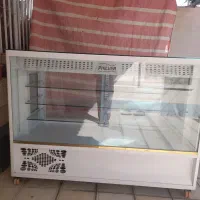 یخچال ویترینی و یخچال مشکی ۳ درب و ترازو محک ۱۶۰۰۰|یخچال و فریزر|شیروان (خراسان), |دیوار