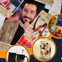 لیوان طرح دار