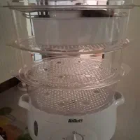 بخار پز ۳ طبقه نو