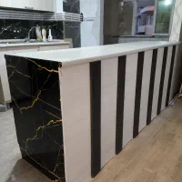 اوپن و کابینت آشپزخانه با سینگ وشیر آلات در حد نو