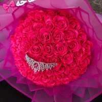 باکس گل دسته گل ربانی خواستگاری و.. تک شاخه رایگان