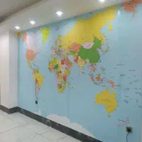 نصب پوسترو کاغذ دیواری  و لکه گیری گچ