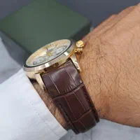 ست الگانس سه موتور فعال ژاپن بند چرم اسپرت شیک|ساعت|اصفهان, قائمیه|دیوار