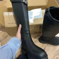 بوت بلند رنگ مشکی