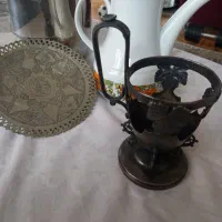 انگاره بزرگ ویک بشقاب برنجی|کلکسیون اشیاء عتیقه|کرج, فاز ۱ مهرشهر|دیوار