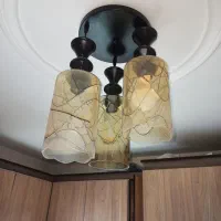 لوستر سه حبابه