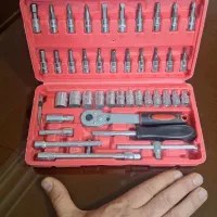 جعبه بکس ۴۶پارچه|ابزارآلات|مشهد, حجت|دیوار