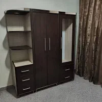 کمد لباس نوجوان ، ویترین شیشه ای ، کشو دار