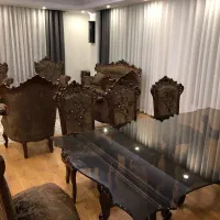 مبلمان ۹ نفره و ناهارخوری ۸ نفره تمام چوب|مبلمان خانگی و میز عسلی|تهران, صادقیه|دیوار