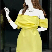 پیراهن کوتاه ساتن سایز ۳۶