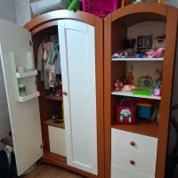 تخت نوزاد تا نوجوان تمام چوب|تخت و سرویس خواب|تهران, بهداشت|دیوار