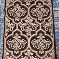 فرش ۴ متری کرم قهوه ای