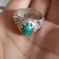 انگشتر نقره فیروزه.