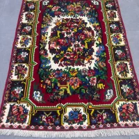 فرش دستباف (بساک) ۲ متری بختیار رنگ گیاهی|فرش|مشکین‌دشت, |دیوار