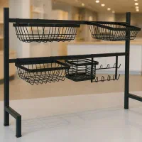 آبچکان بالای سینک دوطبقه با نصب آسان|آبچکان و نظمدهنده ظروف|پاکدشت, خاتون آباد|دیوار