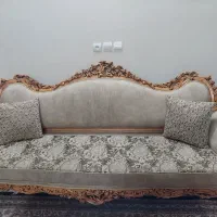 مبل ۹ نفره سلطنتی کارشده با منبت