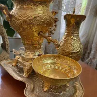 سماور برقی کاملا نو با طرح برجسته|سماور، چایساز، قهوهساز|خمینیشهر, |دیوار