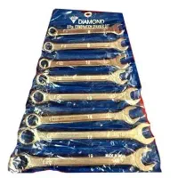 ست مجموعه آچار یکسر تخت یکسر رینگی ۸ و ۱۲ تایی