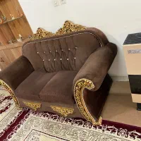 مبل ۹نفره|مبلمان خانگی و میز عسلی|ابریشم, |دیوار