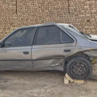 ماشین پژو۴۰۵تصادفی