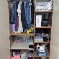 کمد لباس و کتابخونه|جاکفشی، کمد، دراور|قائم‌شهر, |دیوار