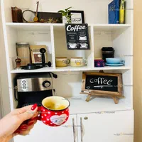 قفسه ویترین آشپزخانه و کافی بار مدل KL.Coffee Bar