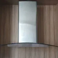 هود کن آشپزخانه ترکیب شیشه محدب و استیل
