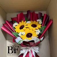 دسته‌گل‌ مخملی /گل‌ افتابگردون