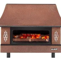 بخاری گازی نیک کالا طرح شومینه