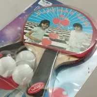 راکت پینگ پونگ ۲ عددی به همراه توپ