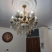 لوستربرنجی سرامیکی ۶ شاخه ای