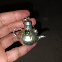 نقره ابکاری شده قدیمی گلاب پاش
