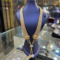 گردنی طلا لوکس وارداتی کم اجرت