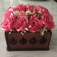 دسته گل ربانی و باکس گل|گل مصنوعی|خمینی‌شهر, |دیوار