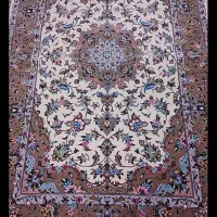 قالی دست بافت کرک وابریشم|فرش|کاشان, بازار کاشان|دیوار