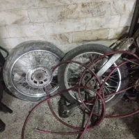 دو موتور مزایده کاوازکی مدل. ۸۳ هندامدل ۸۶|موتورسیکلت|گرگان, |دیوار