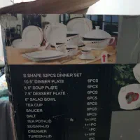 چینی ۵۲ پارچه ۶ نفره ساخت کشور چین