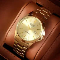 ساعت عقربه ای طلایی صفحه طلایی .پرداخت درب منزل