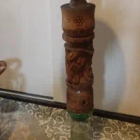 دوعدد قلیان تنه چوبی