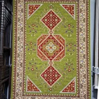 فرش لاله سبز طرح سنتی ۷۰۰شانه  ۶و۹و۱۲ متری