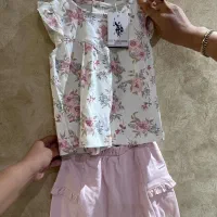 لباس دخترانه برند USPOLO برای سن ۱۸ تا ۲۴ ماه
