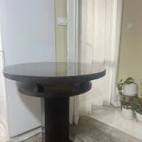 میز گردچوبی|میز و صندلی غذاخوری|تهران, طیب|دیوار