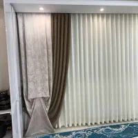 پرده کرپ ضخیم برای خونه عروس  بدون پیش پرداخت|پرده، رانر، رومیزی|مشهد, دانشجو|دیوار